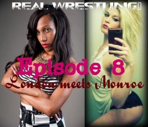 #8 - London meets Monroe - REAL Female Interracial Wrestling - 2012