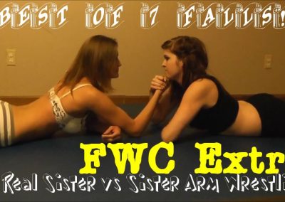 Women's Arm Wrestling! - Electra Jamison vs Monroe Jamison - (REAL) - from 2013!