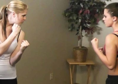Female Fight Club - #1 - Monroe Jamison vs Scarlett Squeeze - Female Catfight and Fighting!