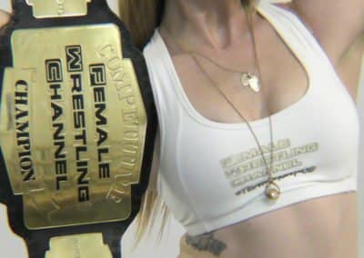 The First Female Wrestling Channel Champion! - Women Wrestling Photos featuring Monroe Jamison from 2016!