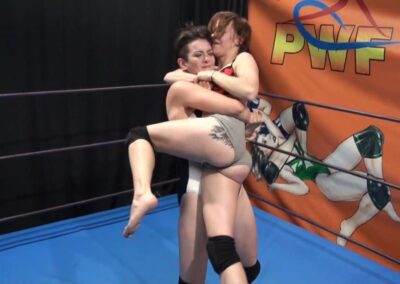 Anarchy vs Anasthesia - Real Wrestling with Catfight Rules! - from Wrestling Castle!