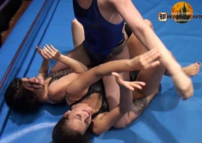 Anasthesia and Candy vs Gotika - 2 on 1 Women's Wrestling! - Real and Competitive! - from Wrestling Castle