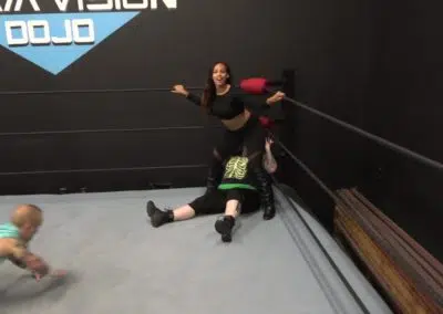 Enigma and Kaci Lennox vs Kathy Owens - 2 on 1 Intergender Pro Wrestling