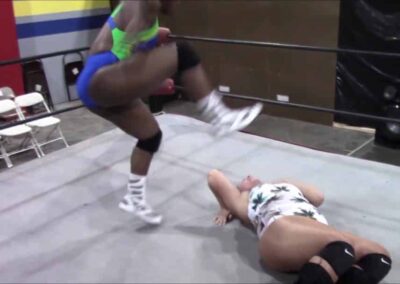 Malibu vs Ayoka Muharah - Ebony BBW Wrestling