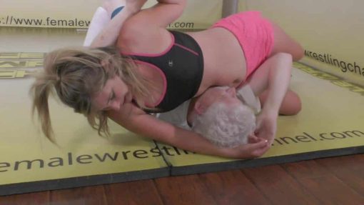 Crossbody Pin - Offense/Defense - Buffy Ellington vs Chuck - The Female Wrestling Channel