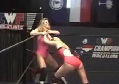 Amber O Neal vs Christie Ricci - cherry bomb wrestling