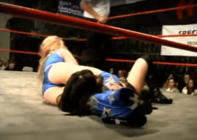 Cheerleader Melissa vs Christie Ricci - APW Chickfight Semi-Final Pro Wrestling Match from 2004!