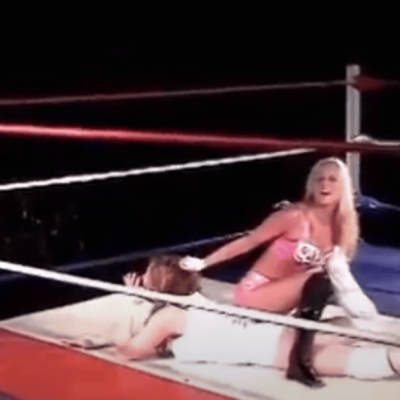 Christie Ricci vs Lollipop - Southern Belles Street Fight! - Vintage Female Pro Wrestling action from Cherry Bomb Wrestling!