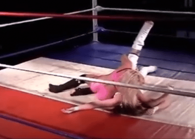 Christie Ricci vs Lollipop - Southern Belles Street Fight! - Vintage Female Pro Wrestling action from Cherry Bomb Wrestling!