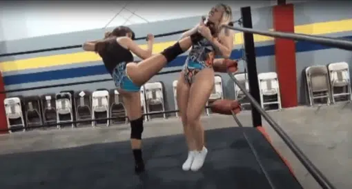 Sin-D vs Laynie Luck - Cherry Bomb Wrestling
