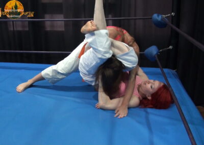 Gotika vs Lilu - REAL Wrestling Battle with Sambo, BJJ, and Hairpulling!